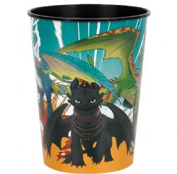 VERRE EN PLASTIQUE 16 OZ - DRAGONS